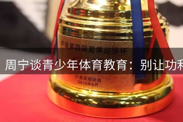 周宁谈青少年体育教育：别让功利心扼杀孩子的运动兴趣